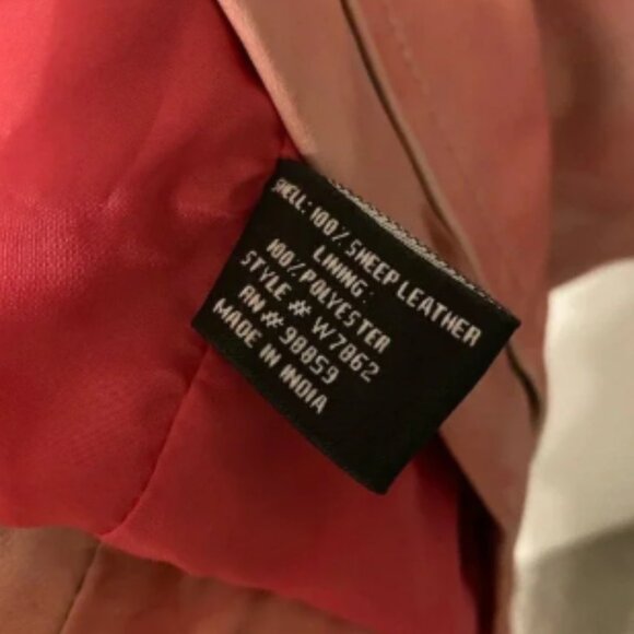 NWT! Walter Baker Sheep Leather Ombré Pink Quilted Dress XS - Picture 7 of 7